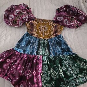 FarmRIO Puff Sleeve Dress w/pockets!